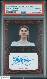 2024 House Of The Dragon S1 Emily Carey Autographed Limited Edition PSA 8 Auto