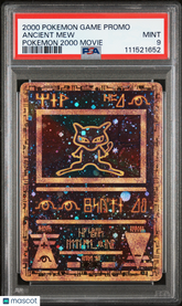 2000 Pokemon Game Movie Ancient Mew Pokemon 2000 Movie PSA 9 Mint