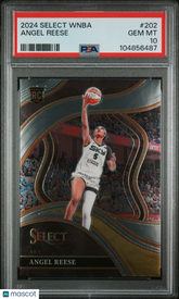 2024 Panini Select WNBA Angel Reese #202 Courtside Rookie RC PSA 10 Gem Mint Sky