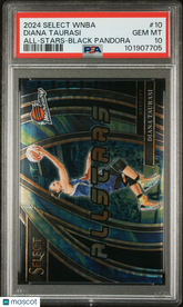 2024 Select WNBA All-Stars Diana Taurasi #8/8 Black Pandora Prizm PSA 10