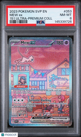 2023 Pokemon Black Star Promo Mew EX 151 Ultra-Premium Coll PSA 8 #053