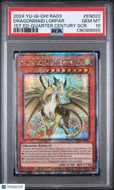 2024 Yu-Gi-Oh! Ra03-Quarter Cent Bonanza Dragonmaid Lorpar 1st Ed PSA 10 #EN022