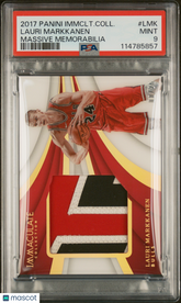 2017 Panini Immaculate Massive Memorabilia Patch Lauri Markkanen Rookie 25 PSA 9