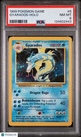 1999 Pokemon Game Gyarados Holo PSA 8 Nm-Mt #6