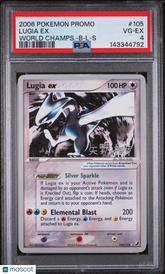 2006 Pokemon World Championships Promo Lugia EX Champs-B-L-S PSA 4 #105