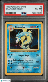 1999 Pokemon Game Gyarados Holo Holo PSA 8 Nr-Mt #6