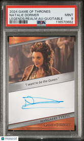 2024 Rittenhouse Game Of Thrones: Autograph Natalie Dormer Auto PSA 9 Mint