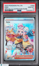 2023 Pokemon Pal EN-Paldea Evolved Iono #269 English Fa Illustration Rare PSA 10