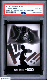 2025 One Piece Promos Don!! Card Special Don!! Set V1 -Luffy PSA 10 Gem Mint