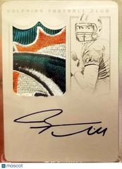 RYAN TANNEHILL 2012 NATIONAL TREASURES ROOKIE AUTO SICK LOGO PATCH PLATE #1/1