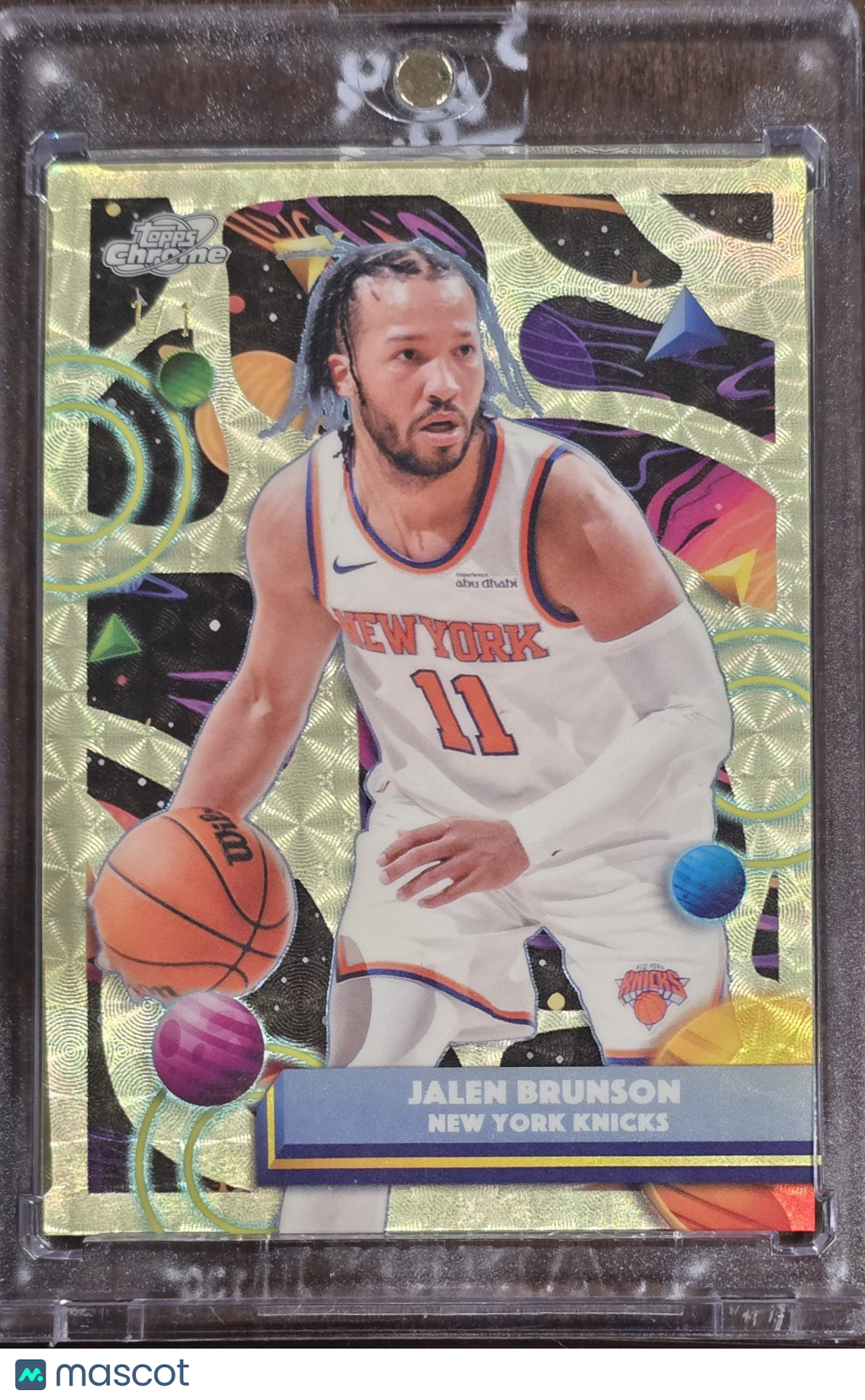 2026 Topps Chrome Cosmic Jalen Brunson #8 Superfractor #1/1 One Of One Knicks