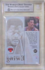 1998 SkyBox Molten Metal Fusion Titanium Patrick Ewing #24 BGS 8 Knicks