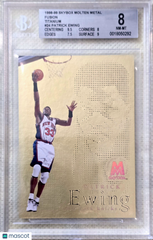 1998 SkyBox Molten Metal Fusion Titanium Patrick Ewing #24 BGS 8 Knicks