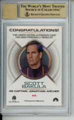 2003 Enterprise Season Two Autographs Scott Bakula VL #A6 BGS 9.5/10 Auto