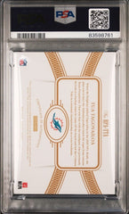 TUA TAGOVAILOA 2020 FLAWLESS AUTOGRAPH ROOKIE SILVER HOLO PATCH AUTO #/25 PSA 10