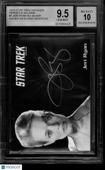 2015 Star Trek Voyager Jeri Ryan Autograph Limited Silver Auto BGS 9.5/10