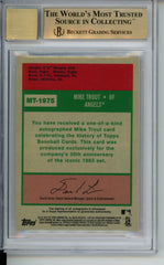 2018 Topps Transcendent Mike Trout Through the Years Auto 1975 1/1 BGS 9.5/10