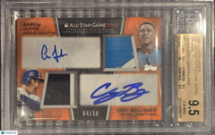 2017 Topps AllStar Patch Orange Ref Rookie Aaron Judge Bellinger BGS 9.5/10 Auto