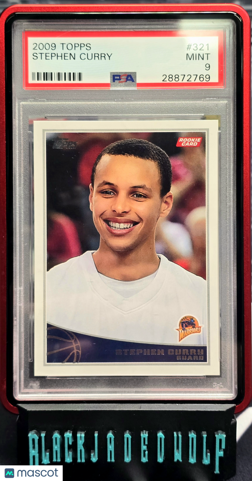 2009 Topps Stephen Curry #321 Rookie RC PSA 9 Mint Tough 🔥
