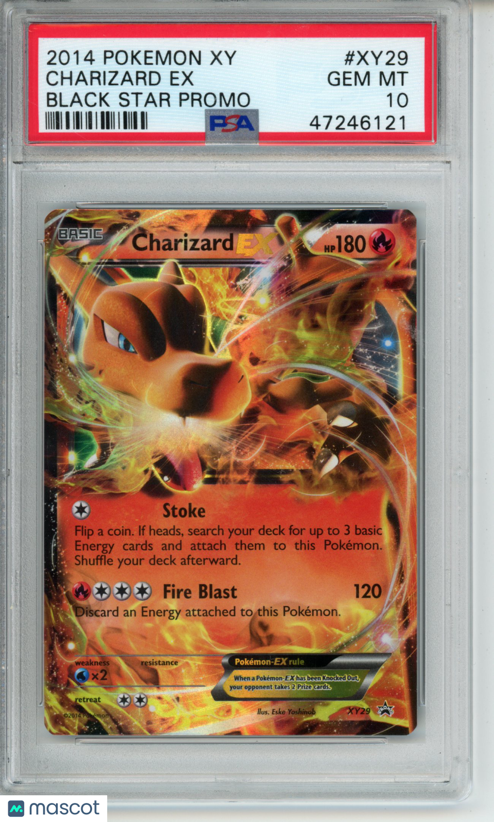 2014 Pokémon XY Charizard EX Black Star Promo #XY29 PSA 10 Gem Mint