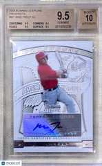 2009 Bowman Sterling Prospects Mike Trout Rookie BGS 9.5 Auto 10