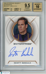 2003 Enterprise Season Two Autographs Scott Bakula VL #A6 BGS 9.5/10 Auto