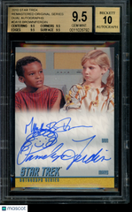 2010 Star Trek TOS Pamelyn Ferdin Mark Robert Brown Limited Dual Auto BGS 9.5/10