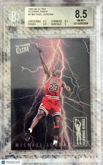 1993 Ultra Scoring Kings Michael Jordan #5 Insert BGS 8.5 Nr-Mt Chicago Bulls