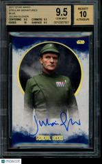 2017 Star Wars Stellar Signatures Blue Julian Glover Veers Auto /25 BGS 9.5/10