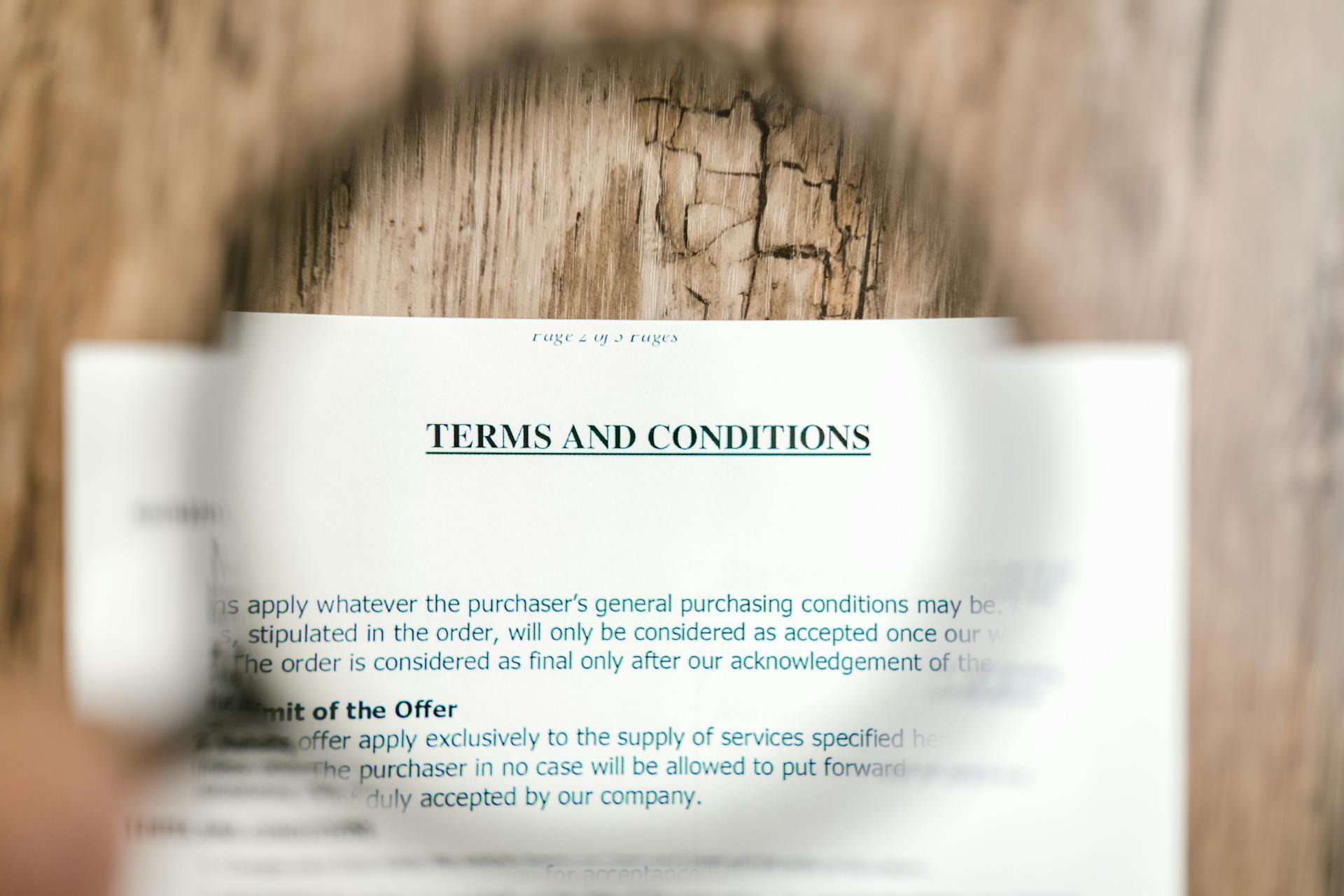 Consignment terms and conditions