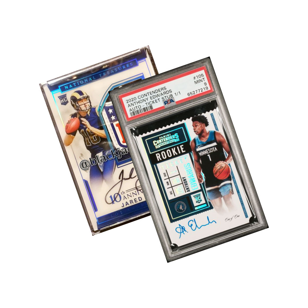 Graded PSA sports cards from BlackJadedWolf consignment