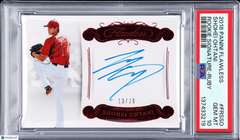 2018 Panini Flawless Rookie Signatures Shohei Ohtani Auto Ruby 13/20 PSA 10 POP3