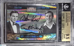 2007 Americana Co-Stars Burt Ward Adam West /50 BGS 9.5 Auto Batman