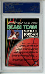 1992-93 Stadium Club Michael Jordan #1 Beam Team PSA 10 Gem Chicago Bulls HOF