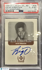 1998 Upper Deck Century Legends Epic Oscar Robertson Nickname Auto PSA 10