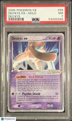 2005 Pokemon EX Deoxys Deoxys EX Holo Deoxys PSA 7 #99
