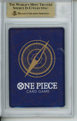 2026 One Piece The Azure Sea's Seven Roronoa Zoro SP #PRB02006 BGS 10 Pristine