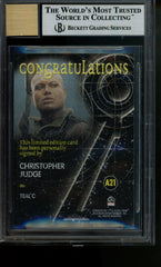 2003 Stargate SG-1 S5 Christopher Judge as Teal'c Limited Edition Auto BGS 9