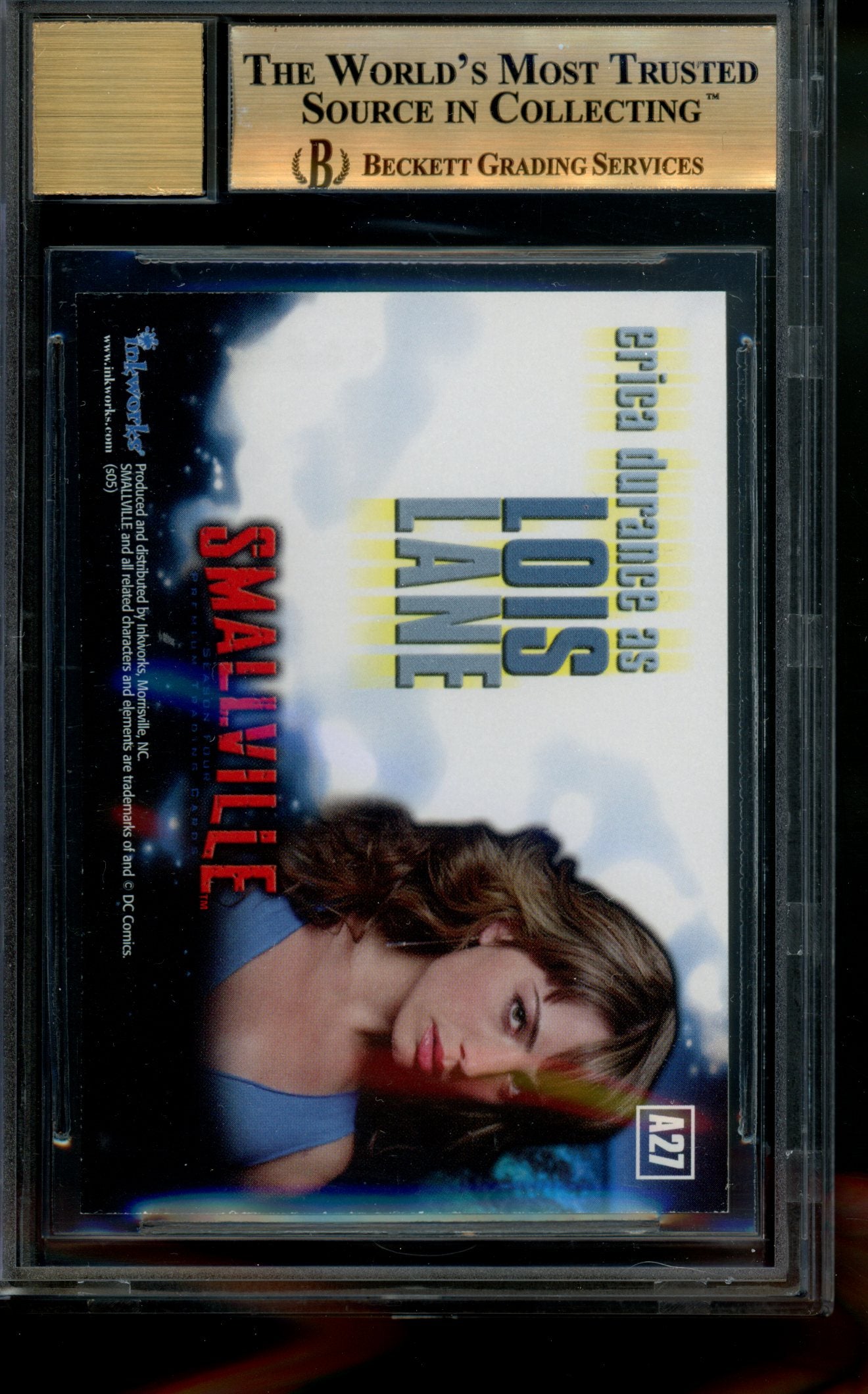 2005 Smallville S4 Autograph Erica Durance Lois Lane BGS 9.5/10 Auto Gem Mint