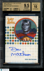 2005 Lost in Space Autograph Don Matheson IDAK Limited Auto BGS 9.5/10 POP 1