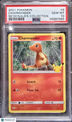 2021 Pokemon Mcdonald's Collection Charmander Regular Gem Mint Promo PSA 10 #9