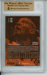 1997-98 Flair Showcase Tim Duncan Row 3 #5 Rookie RC BGS 10 Pristine Spurs HOF