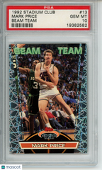 1992-93 Stadium Club Mark Price #13 Beam Team PSA 10 Gem Cleveland Cavaliers