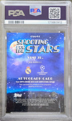 2025-2026 Topps Chrome Fanatics Shooting Stars Auto Vini JR #/25 PSA 10 POP 1
