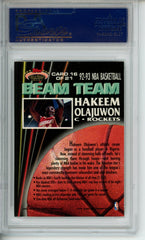 1992-93 Stadium Club Hakeem Olajuwon #16 Beam Team PSA 10 Gem Rockets HOF