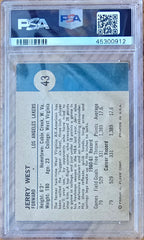 1961 Fleer Jerry West #43 Rookie PSA Auth Auto 10 Inscription HOF / USA GOLD