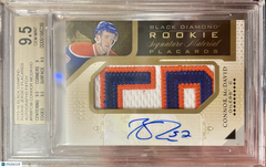 2015 Black Diamond Rookie Placards Auto Logo Patch Connor McDavid 15 BGS 9.5/10