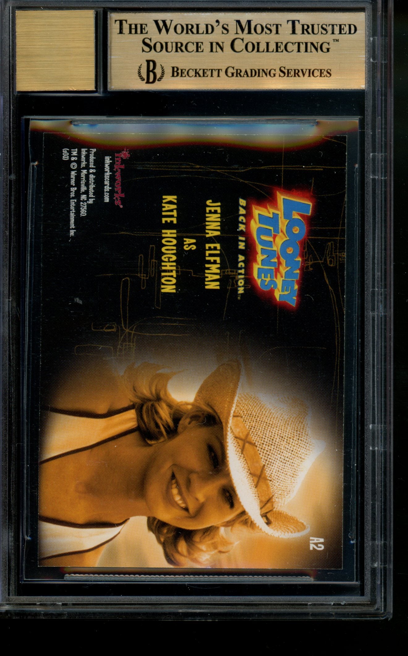 2003 Looney Tunes Back in Action Autograph Jenna Elfman Auto BGS 9.5 Gem Mint