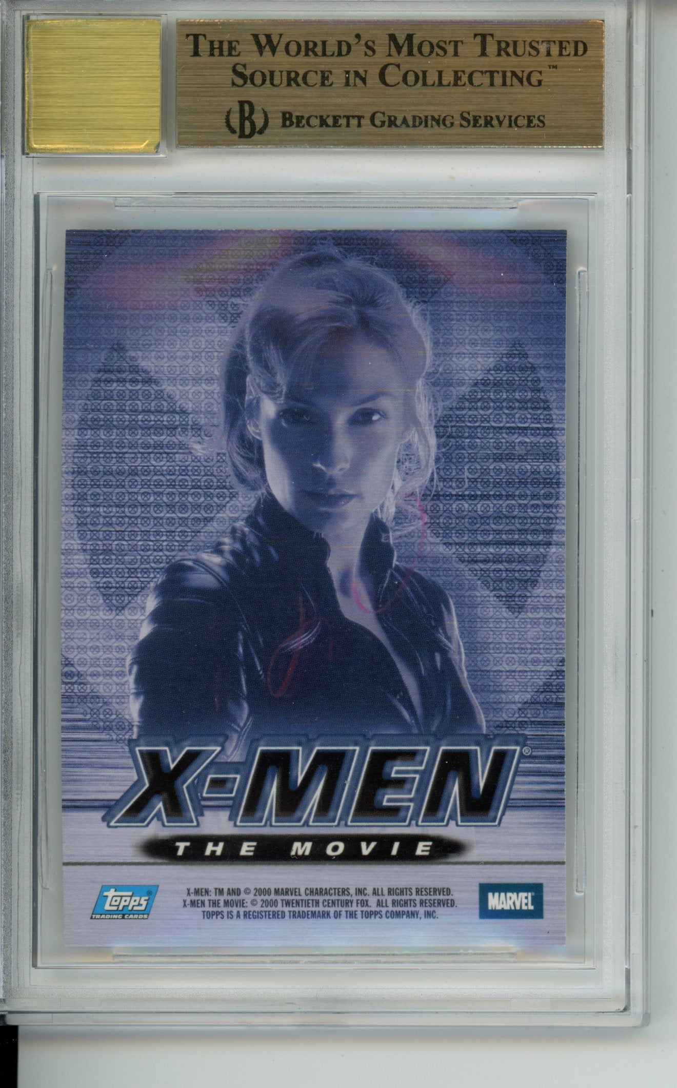 2000 X-Men The Movie Autographs Famke Janssen #4 Jean Grey BGS 9.5/10 Auto
