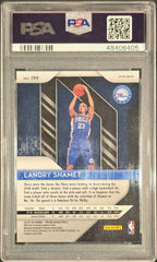 2018 Panini Prizm Landry Shamet #199 Choice Tiger Stripe Rookie RC SP PSA 10